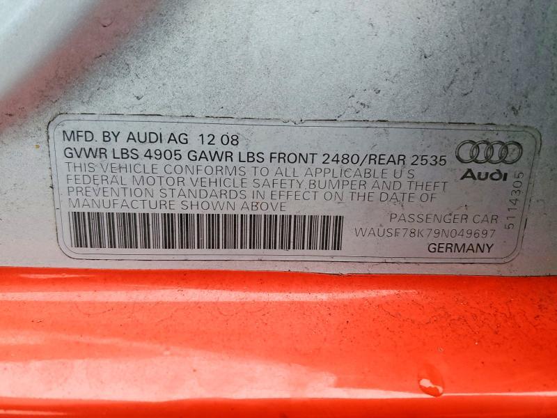 2009 Audi A4 Premium Plus