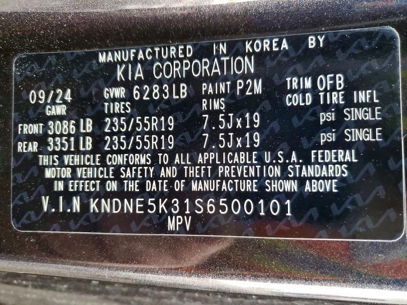 2025 KIA Carnival sx