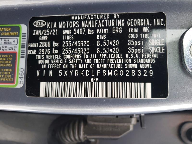2021 KIA Sorento sx