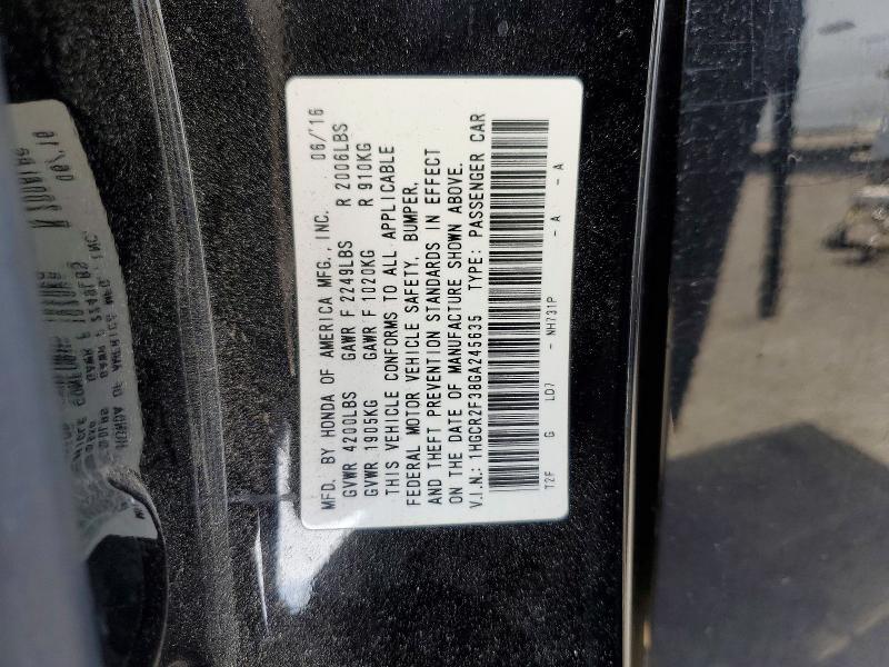 2016 Honda Accord lx