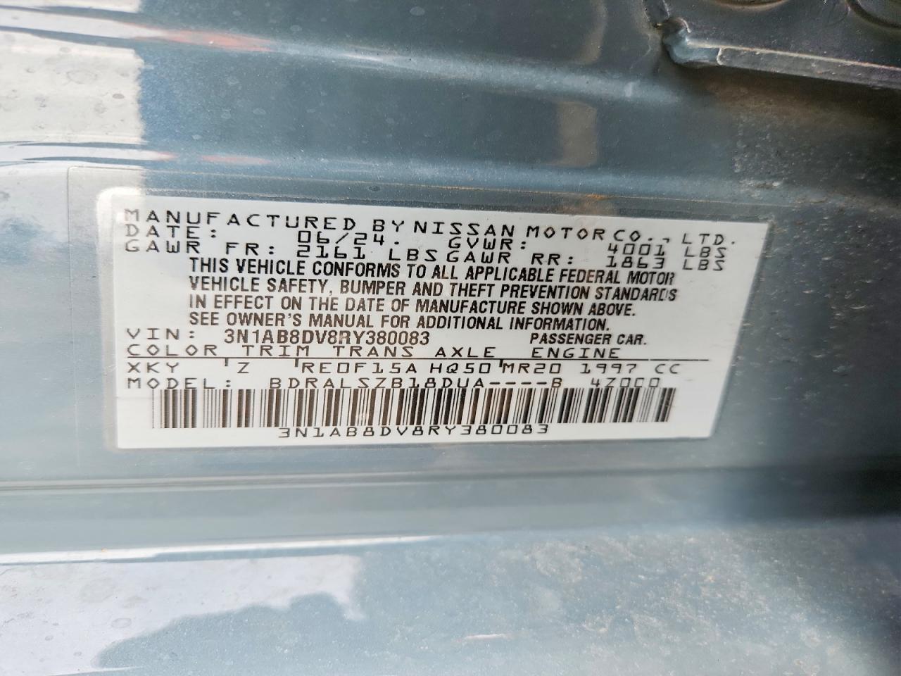 2024 Nissan Sentra sr