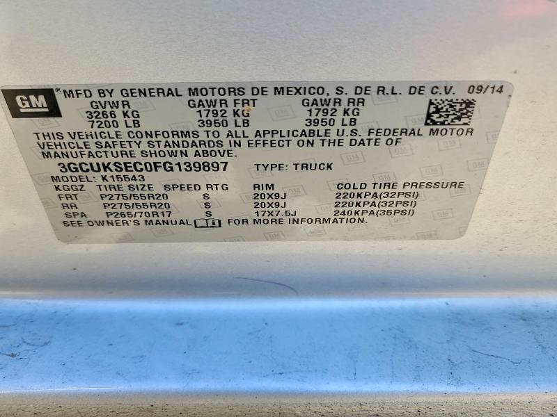 2015 Chevrolet Silverado K1500 LTZ