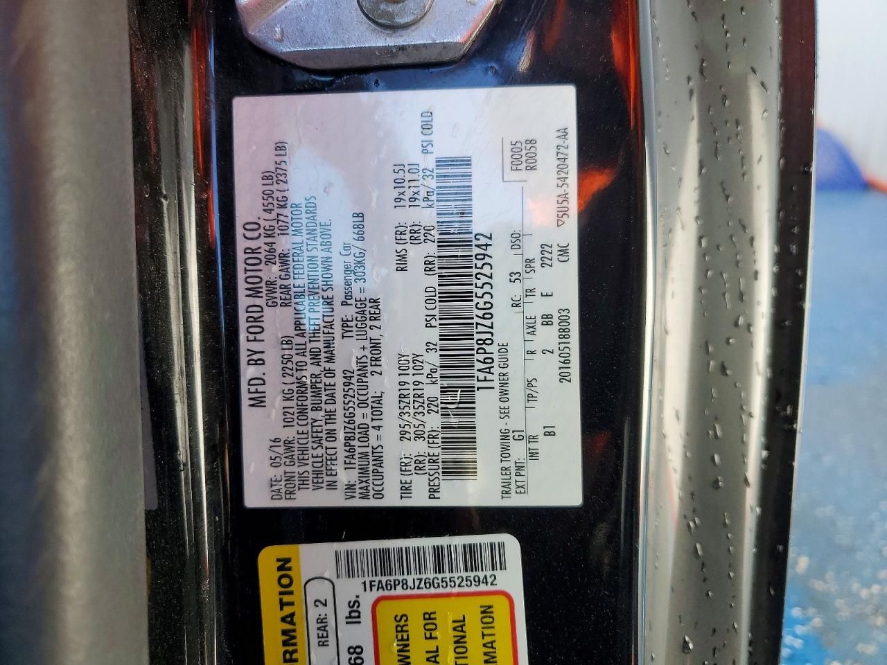 2016 Ford Mustang Shelby Gt350