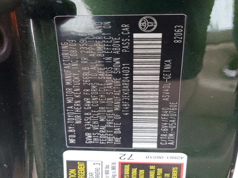 2010 Toyota Camry Base