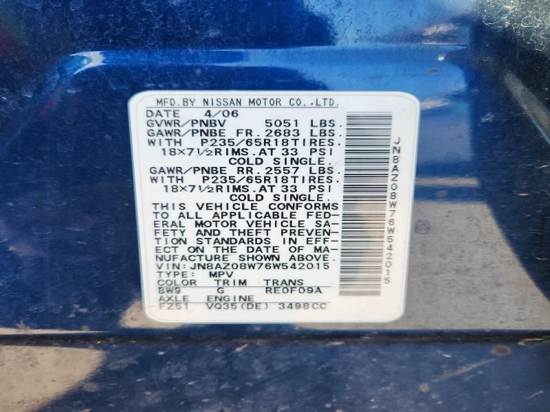 2006 Nissan Murano sl