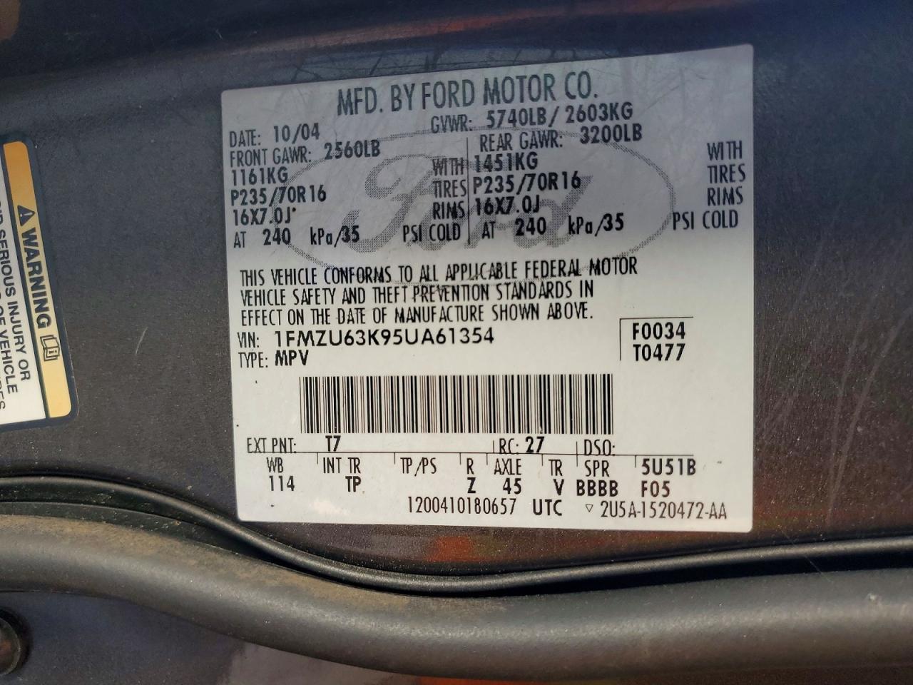 2005 Ford Explorer xlt