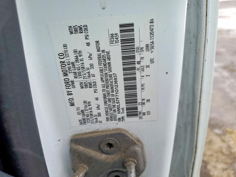 2016 Ford Transit Connect Utility / Service van
