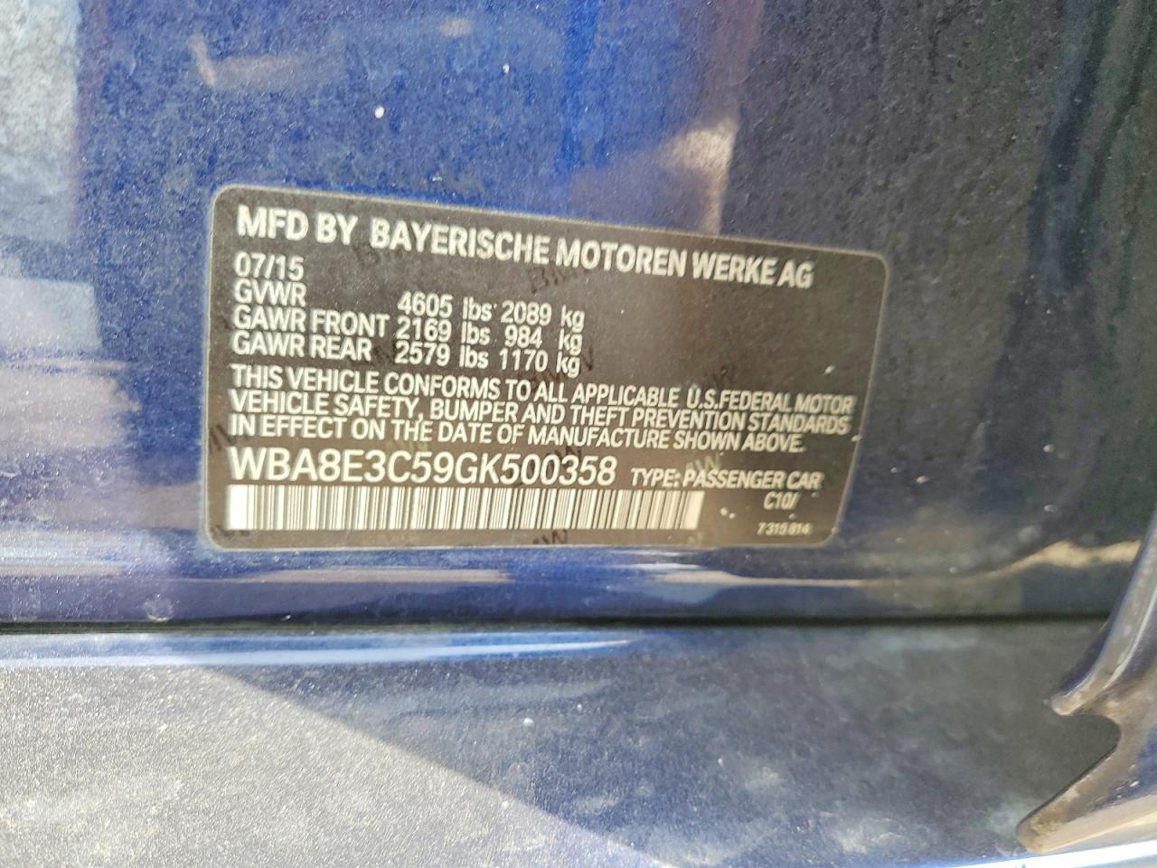 2016 BMW 328 xi Sulev