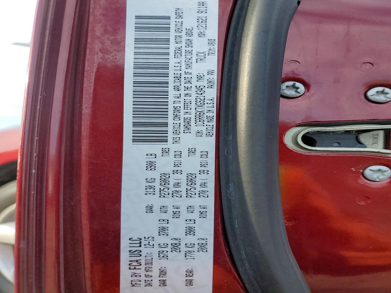 2016 Dodge Ram 1500 st