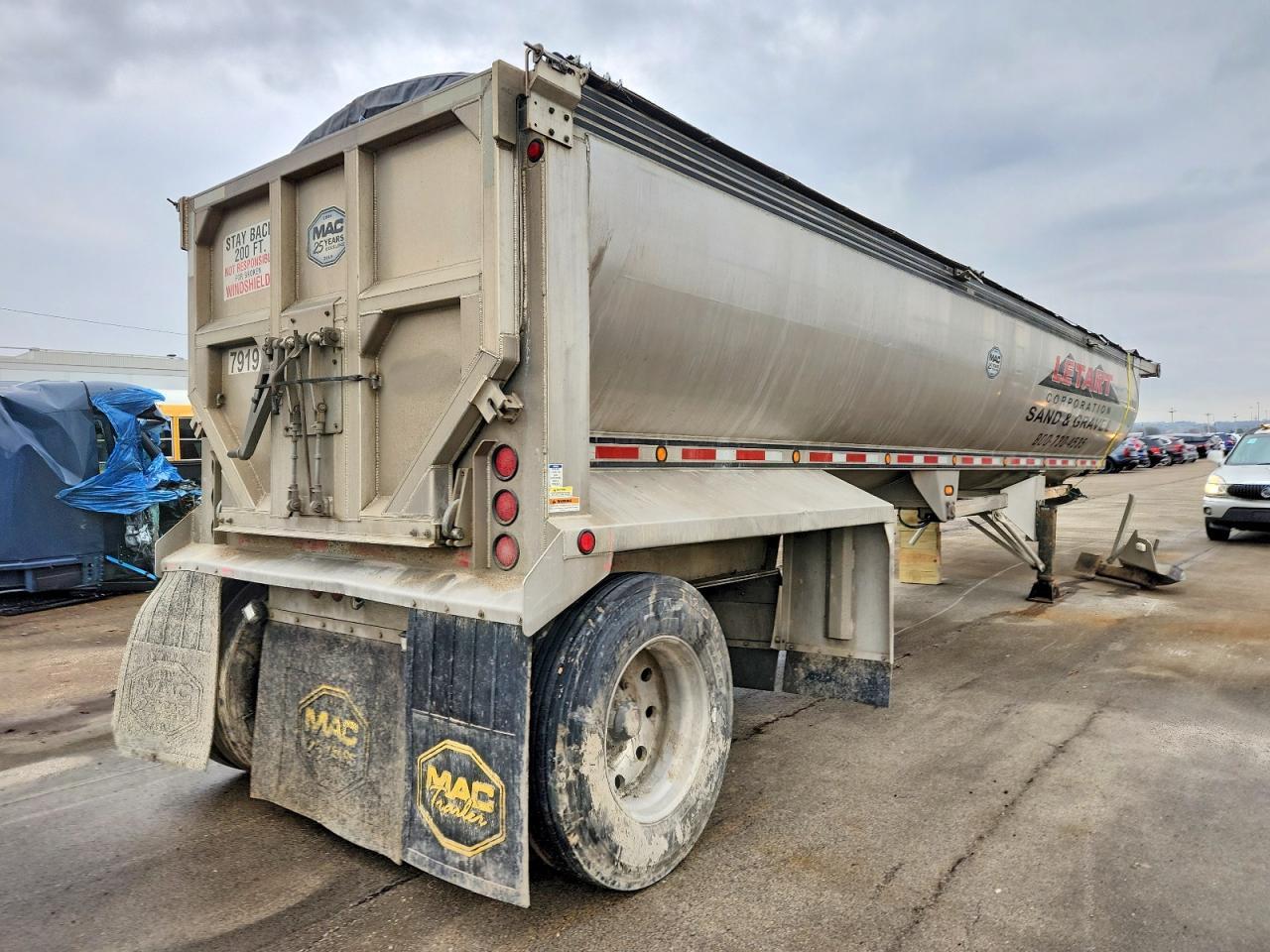 2020 MAC END Dump Trailer