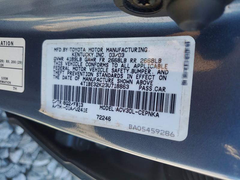 2003 Toyota Camry le