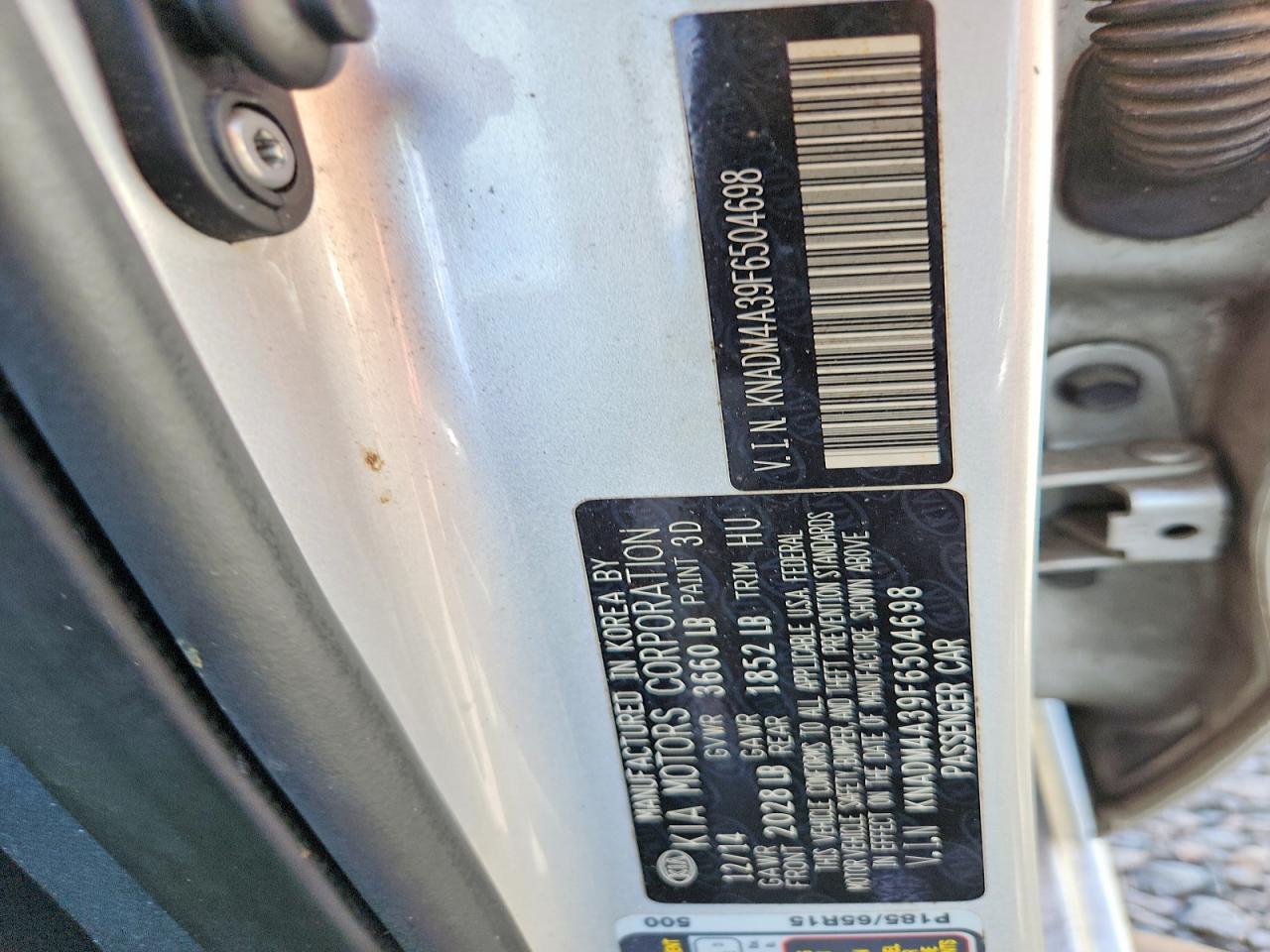 2015 KIA Rio lx