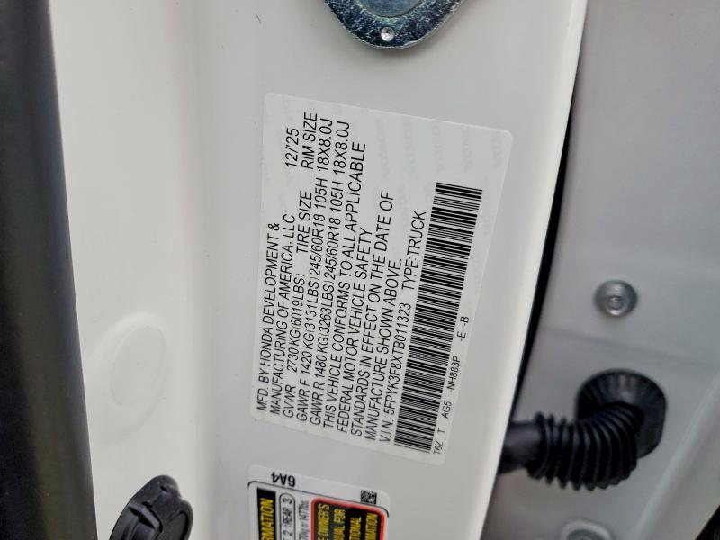 2026 Honda Ridgeline Black Edition