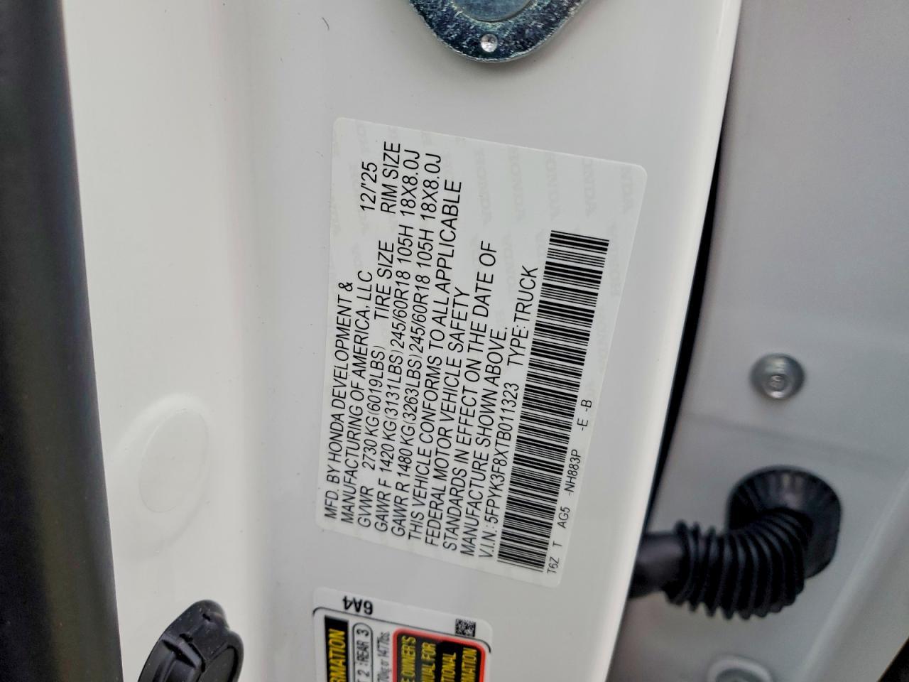 2026 Honda Ridgeline Black Edition