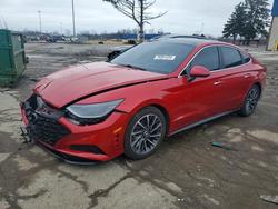 Vehiculos salvage en venta de Copart Woodhaven, MI: 2020 Hyundai Sonata Limited