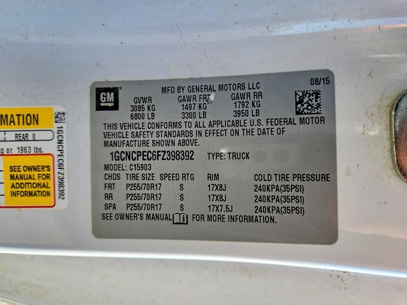 2015 Chevrolet Silverado C1500