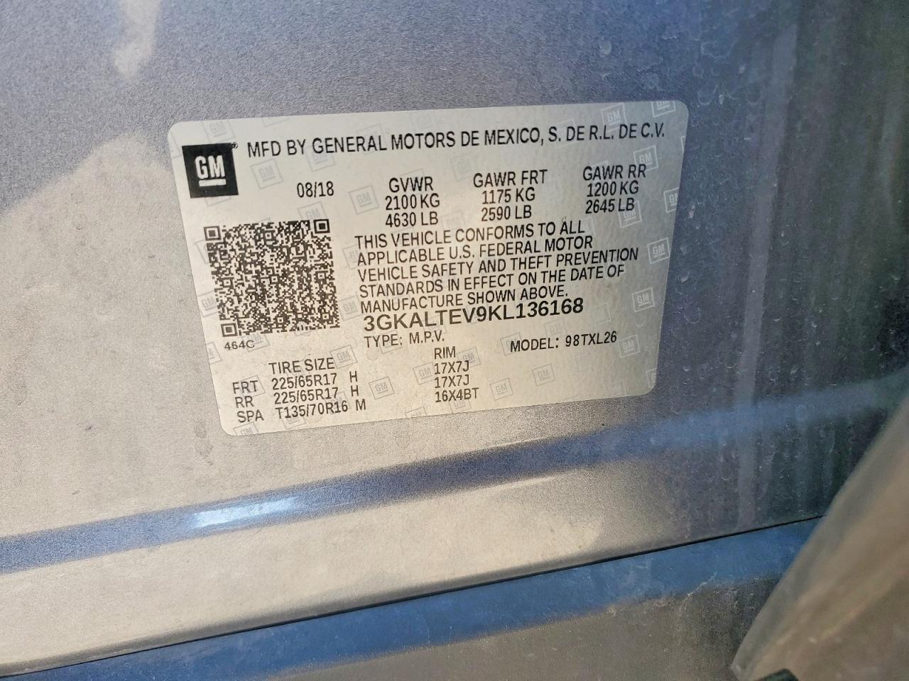 2019 GMC Terrain sle