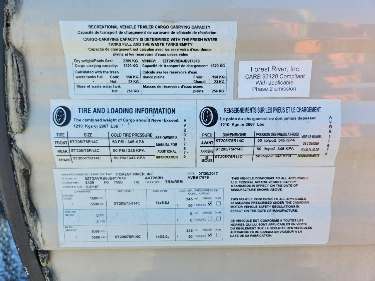 2018 Foresriver 2018 Forest River Avenger Camper