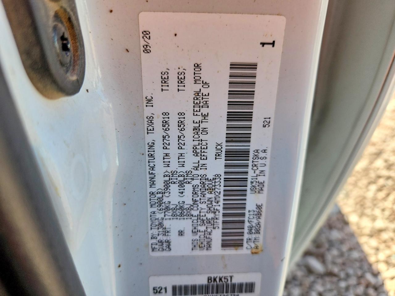 2021 Toyota Tundra SR5