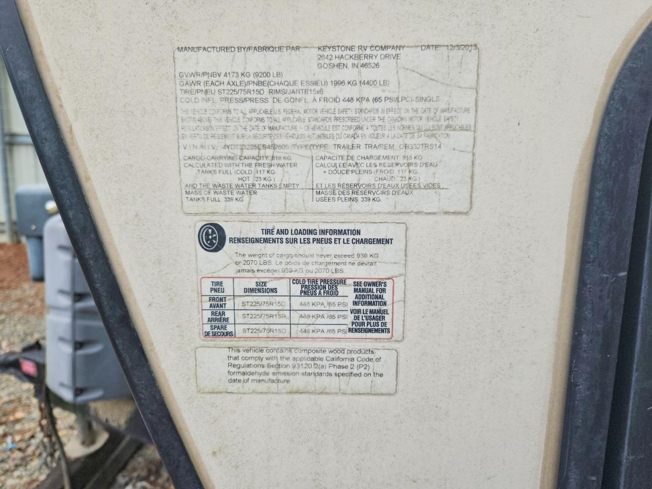 2014 Keystone 2014 Keystone Outback Camper