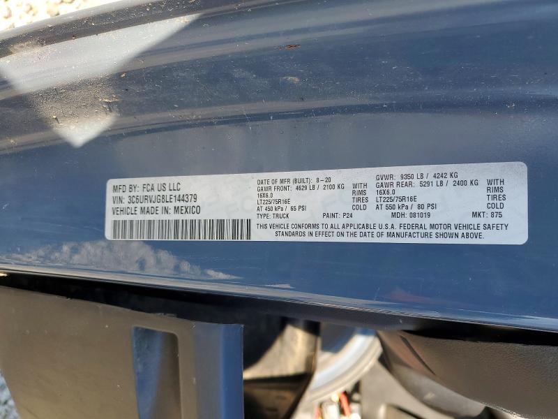 2020 Dodge Ram Promaster 3500 Delivery van