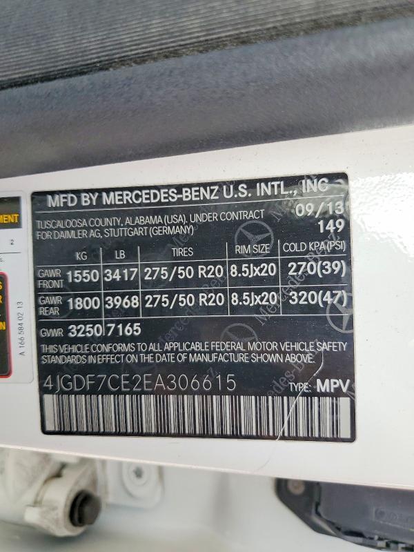 2014 Mercedes-Benz Gl 450 4matic