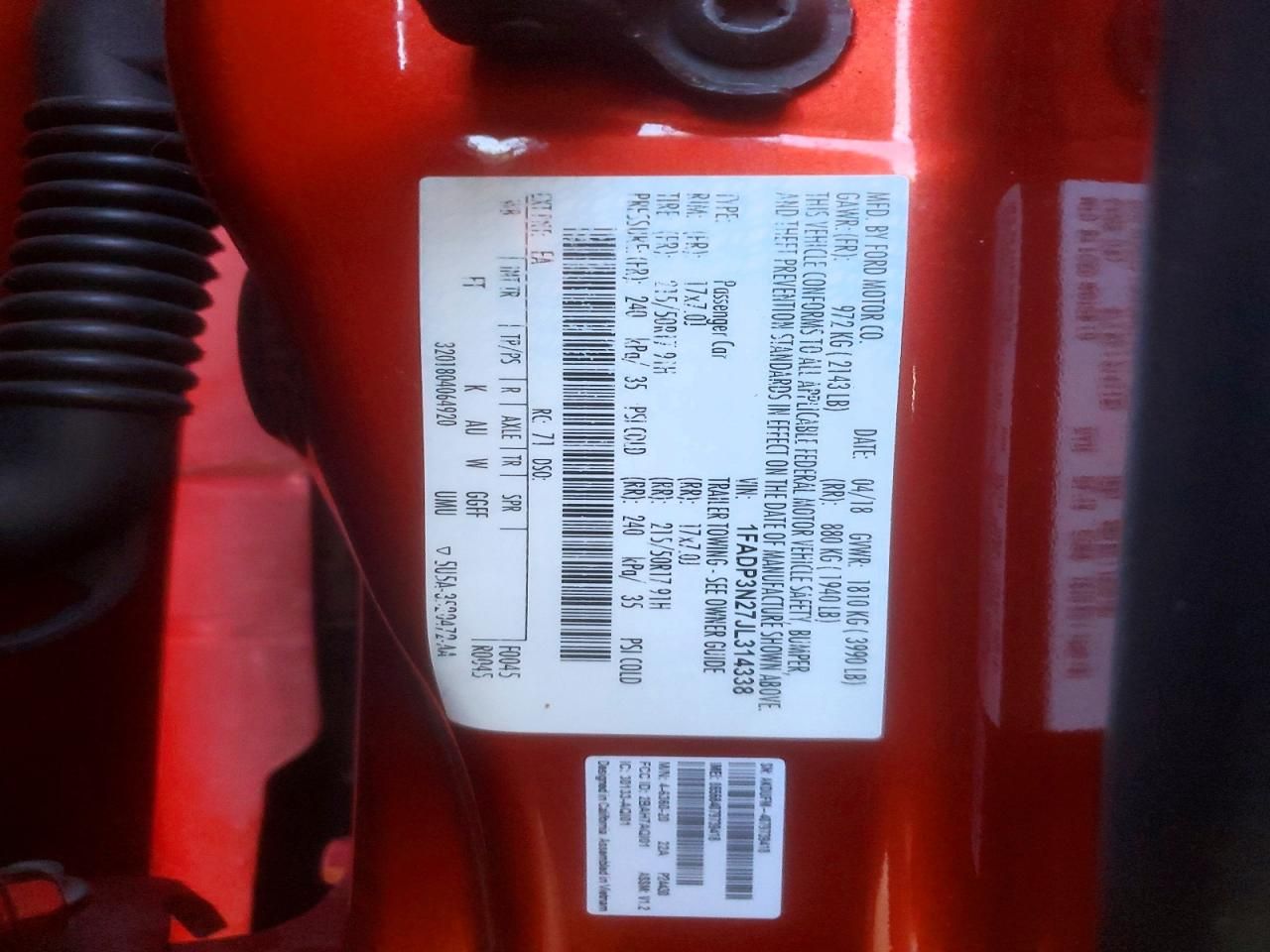 2018 Ford Focus Titanium