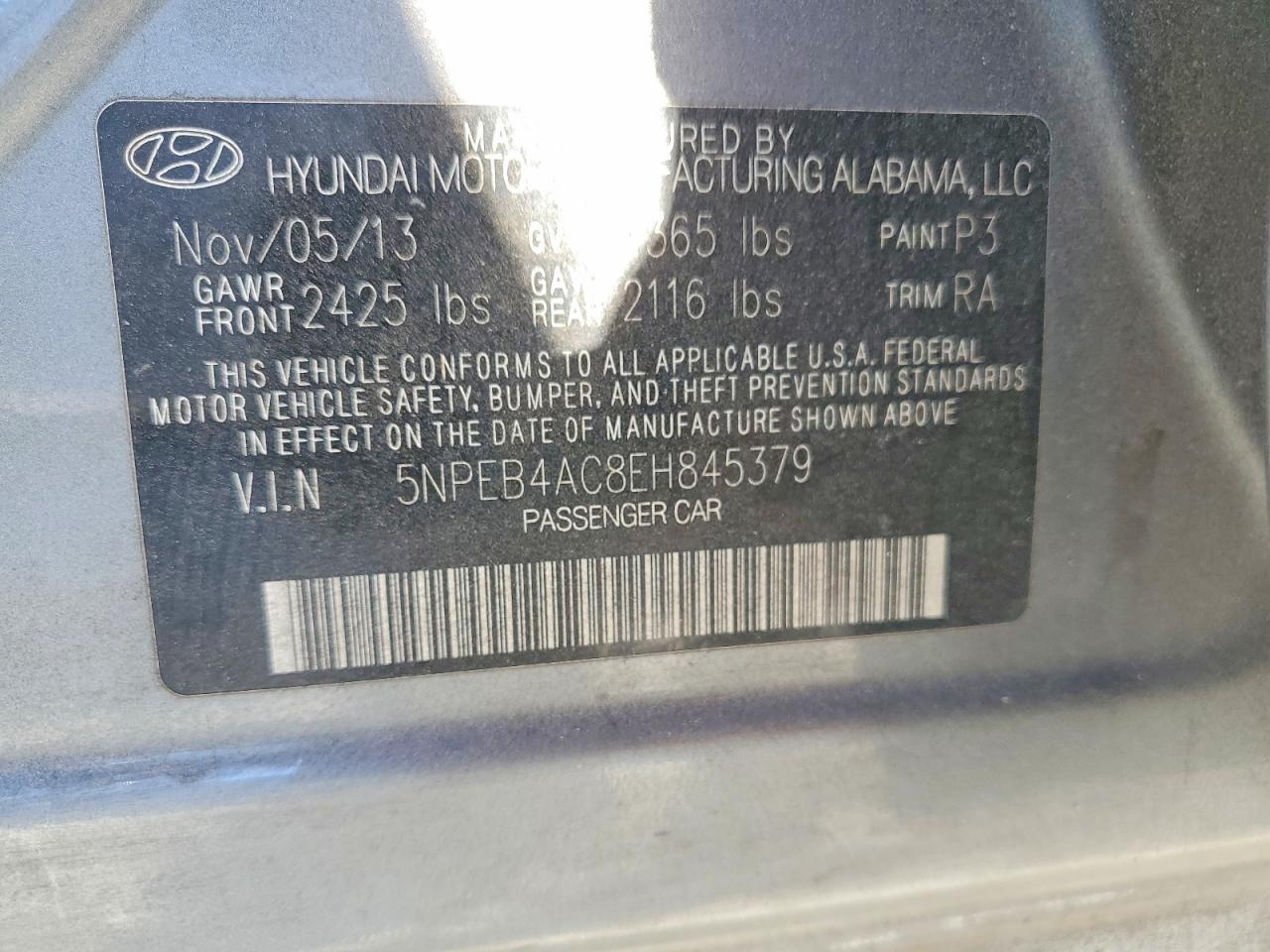 2014 Hyundai Sonata gls