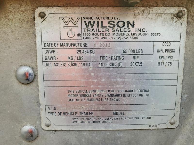 2013 Wilson Trailer Trailers