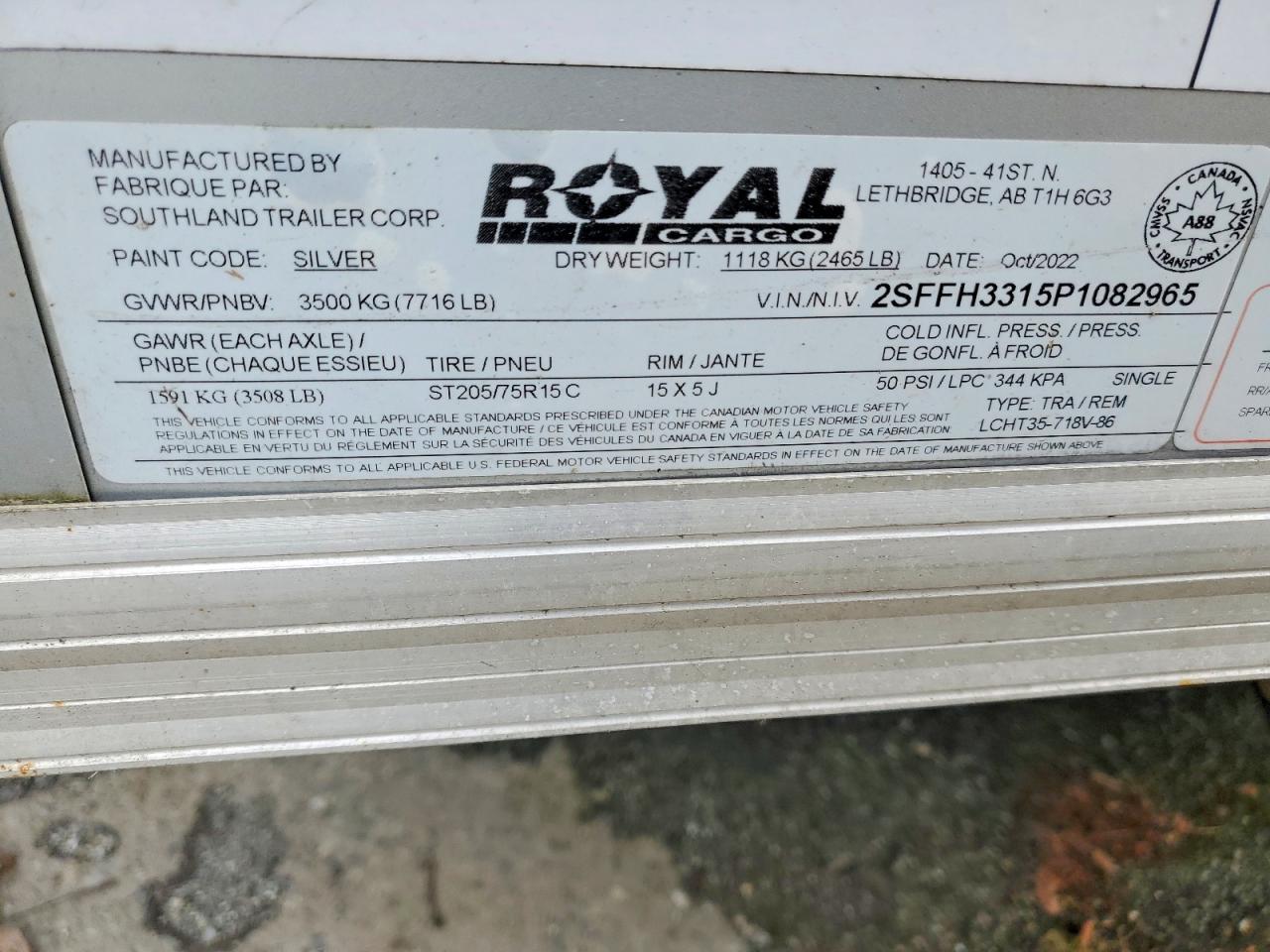 2023 Sthl 7X16 V NOS