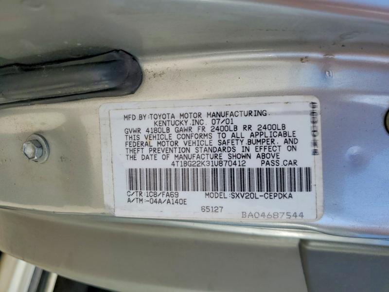 2001 Toyota Camry ce