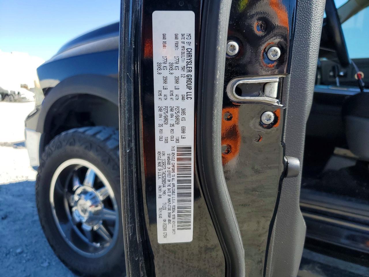 2012 Dodge Ram 1500 slt