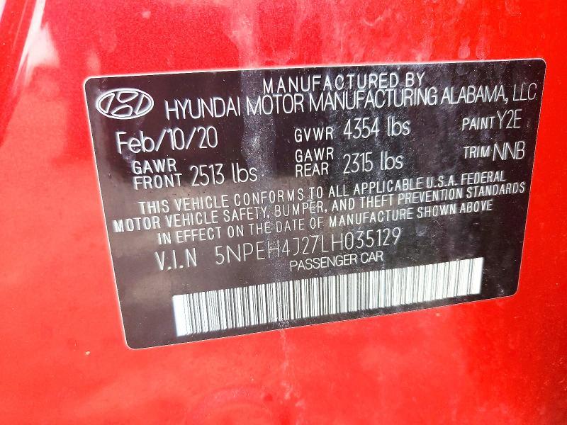 2020 Hyundai Sonata Limited
