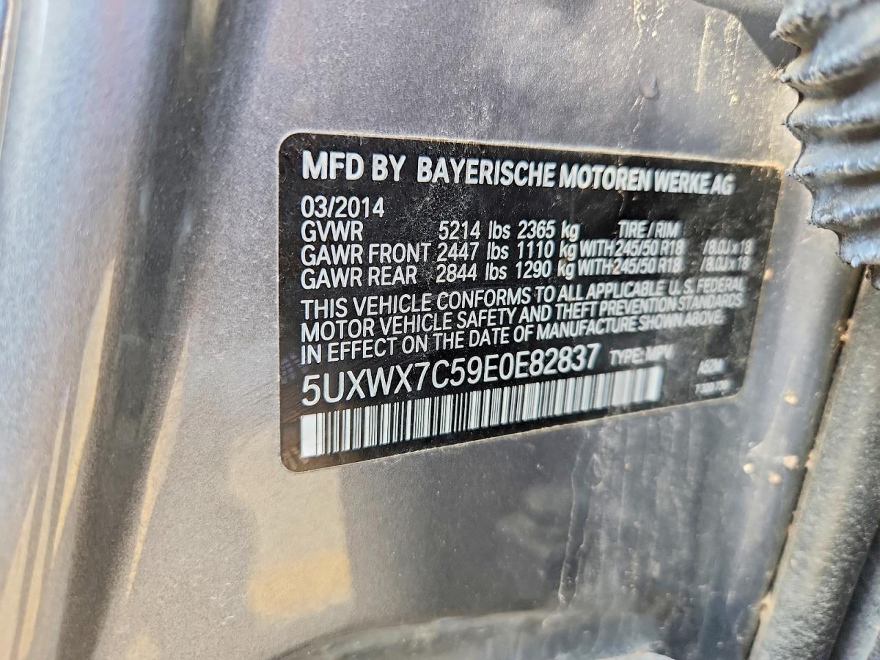 2014 BMW X3 Xdrive35i