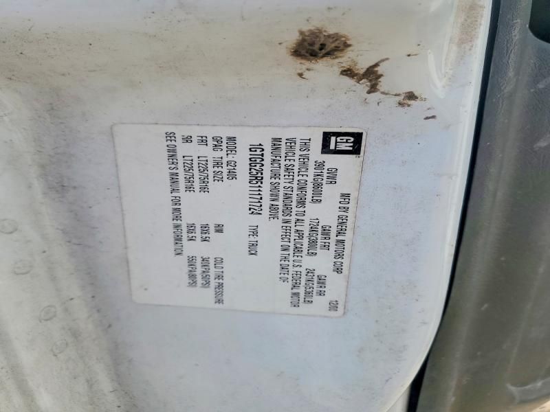 2001 GMC Savana G2500