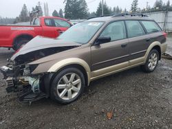 Subaru salvage cars for sale: 2008 Subaru Outback 2.5i