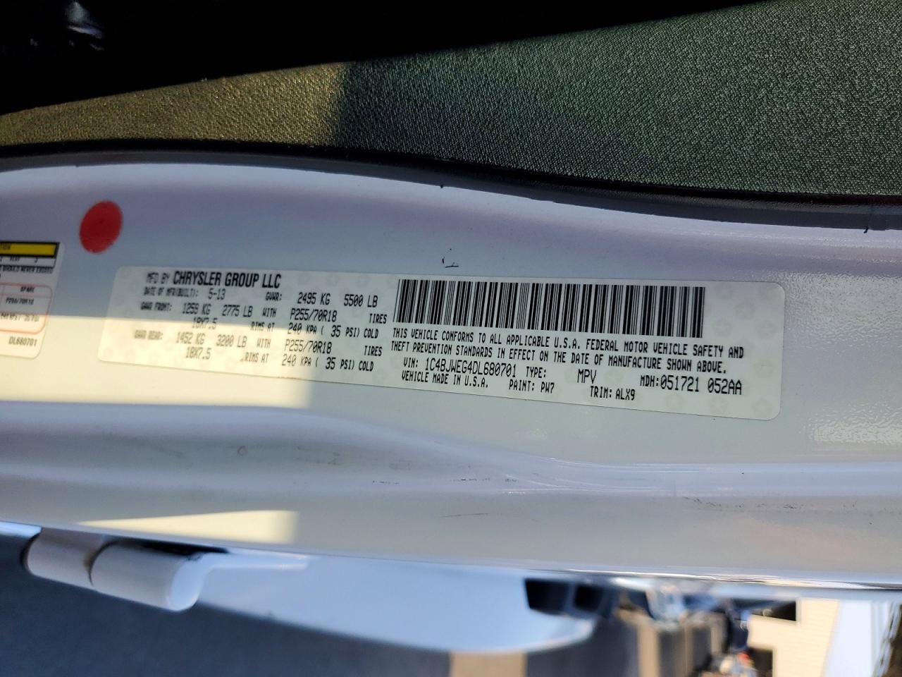 2013 Jeep Wrangler Unlimited Sahara