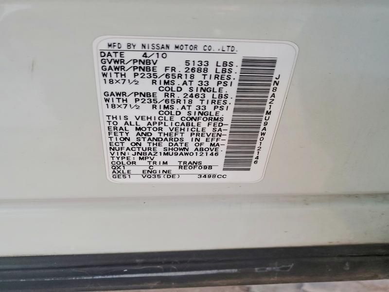 2010 Nissan Murano s