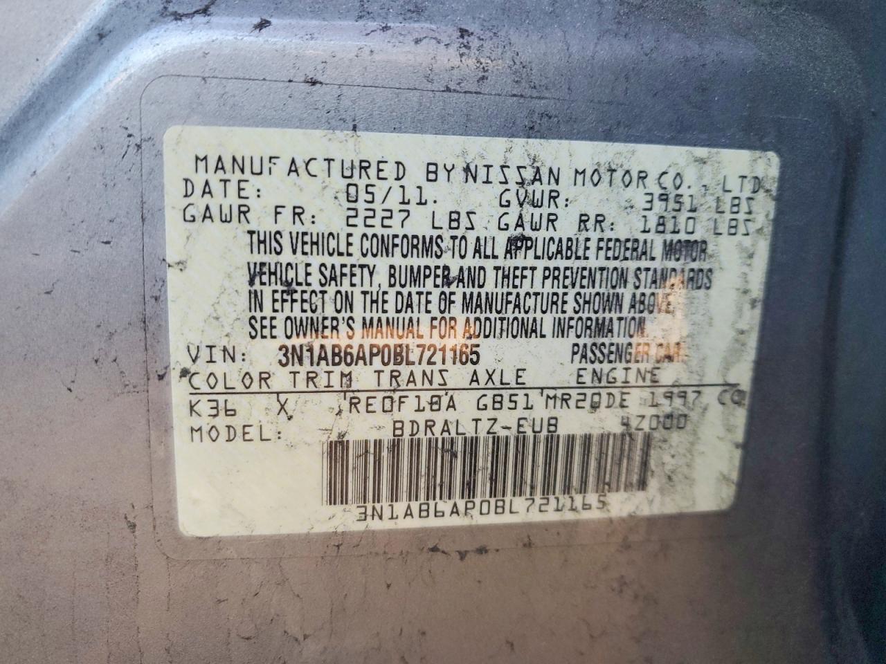 2011 Nissan Sentra 2.0