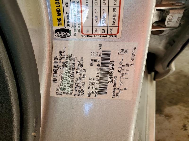 2012 Ford Fusion sel