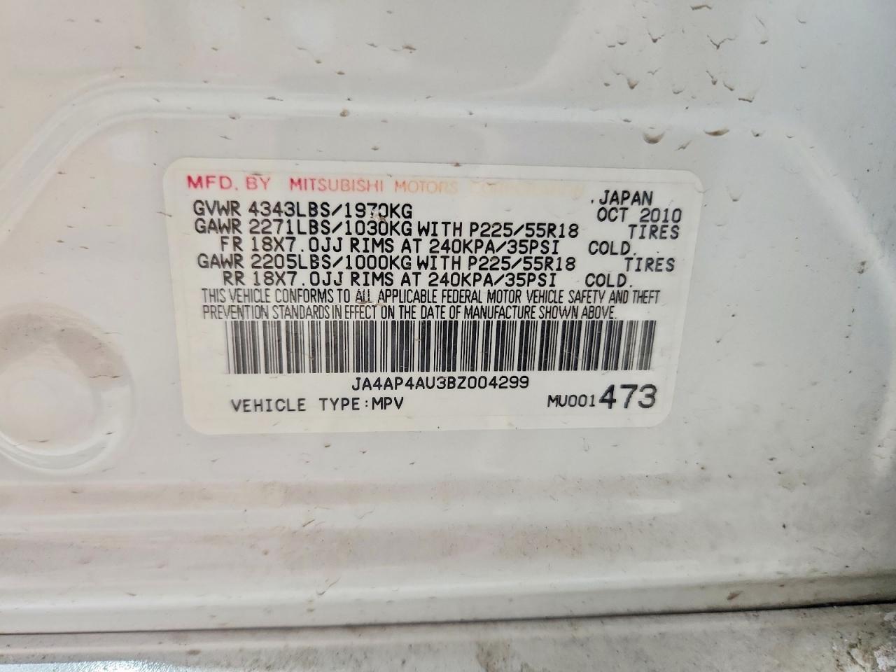2011 Mitsubishi Outlander Sport se