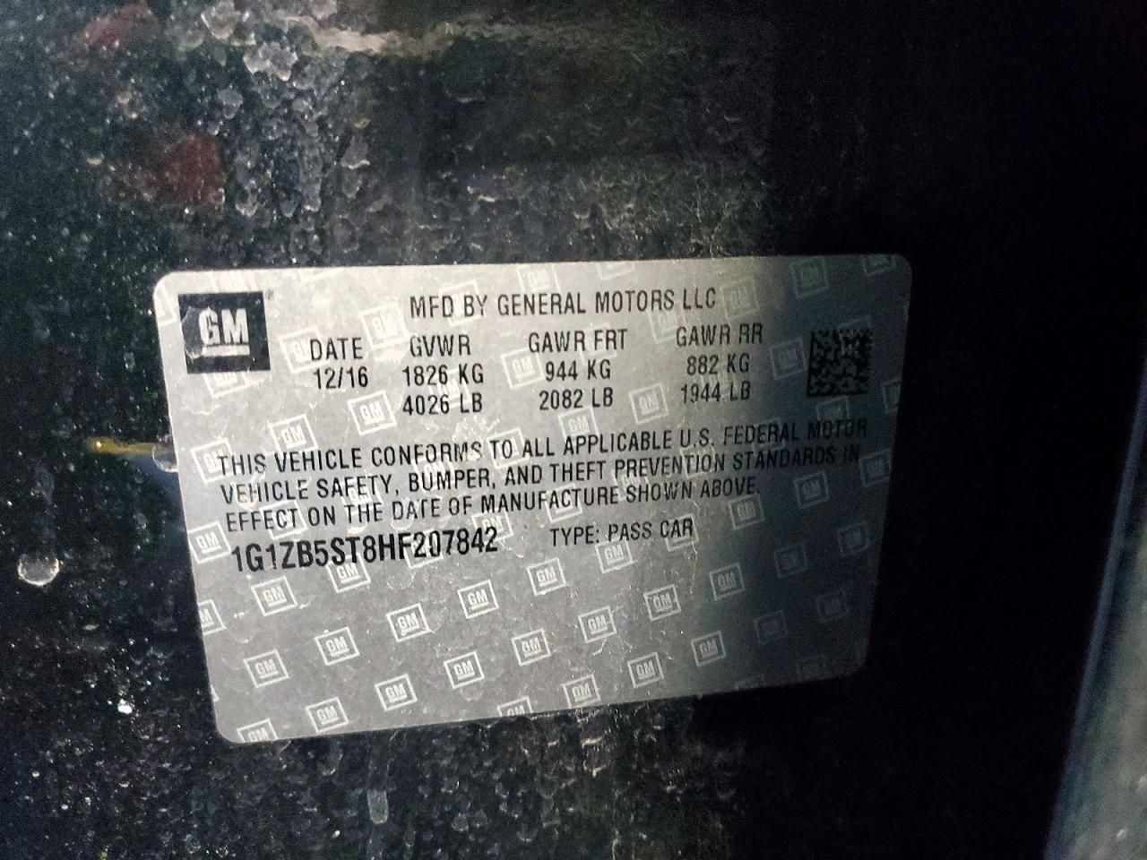 2017 Chevrolet Malibu ls