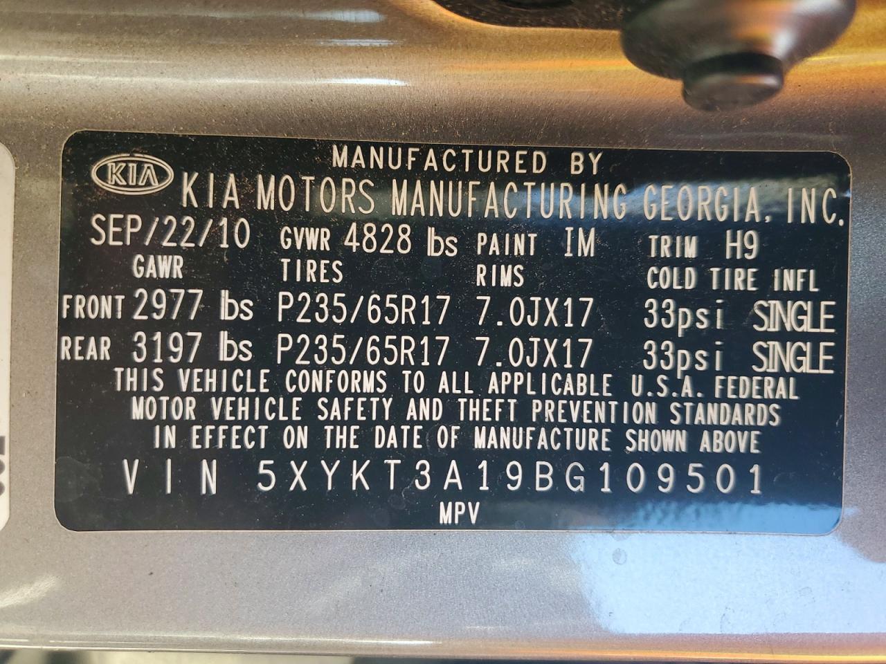 2011 KIA Sorento Base