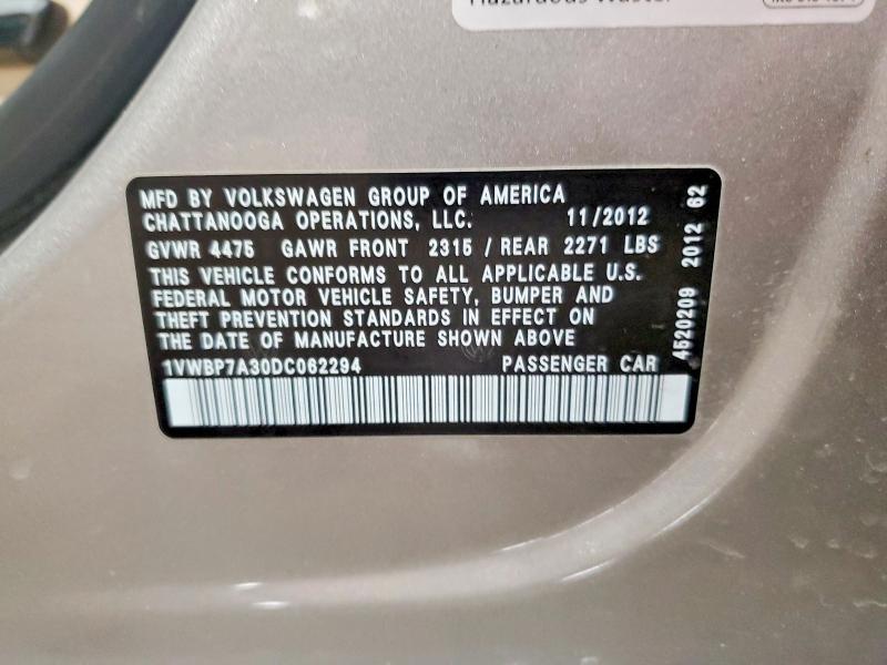 2013 Volkswagen Passat se