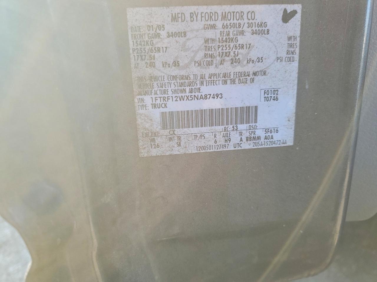 2005 Ford F150
