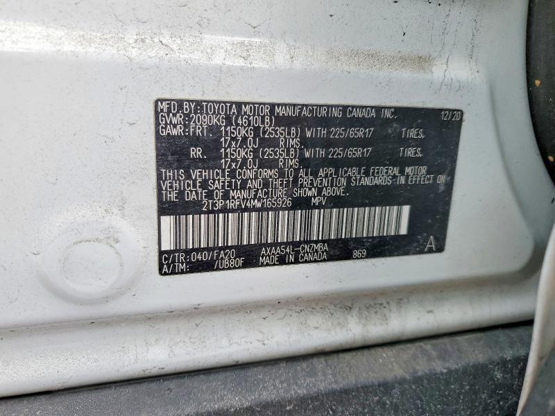 2021 Toyota Rav4 xle