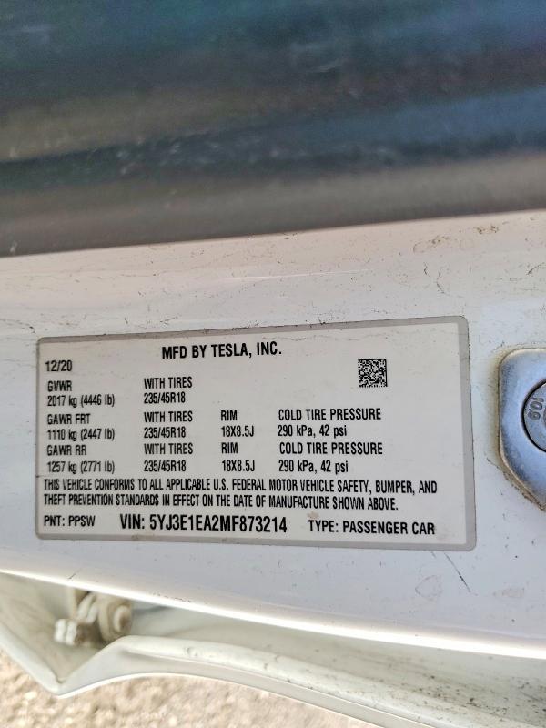 2021 Tesla Model 3