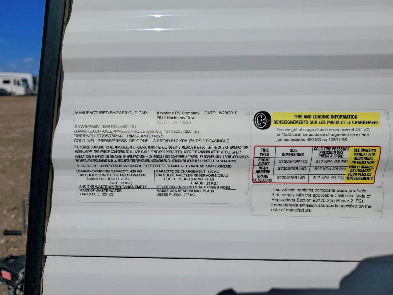 2020 Keystone Springdale 1750