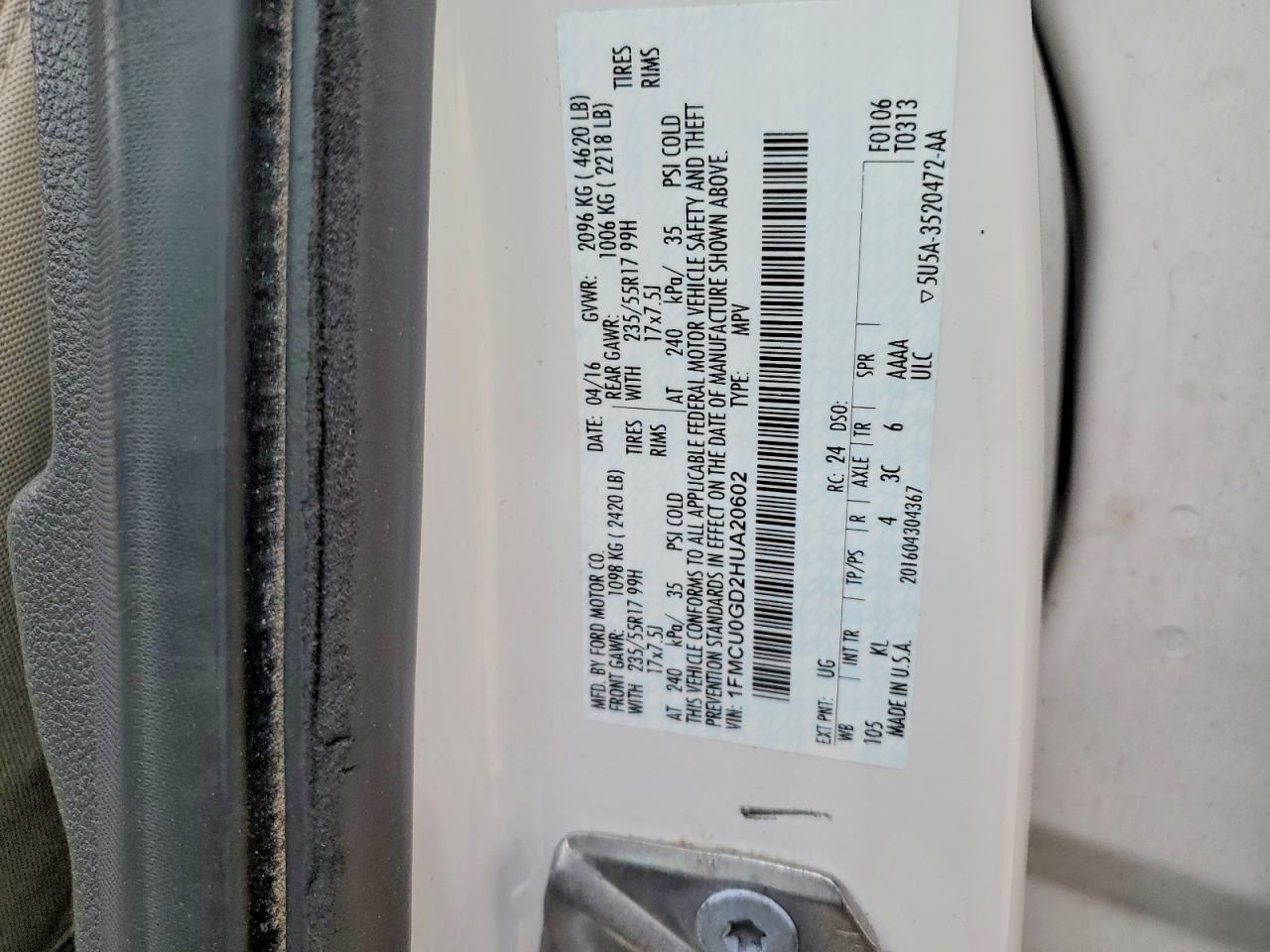 2017 Ford Escape se