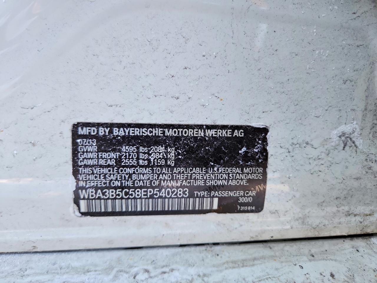 2014 BMW 328 xi Sulev
